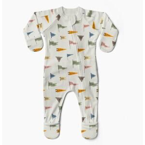 Goumi Affirmations Grow With You Footie Snug Fit 3-6 months NWT
